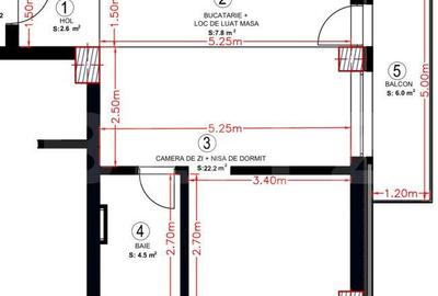 Apartament cu 2 camere în Chinteni - 1