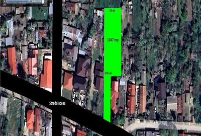 Teren Construcții intravilan de 1050 mp, în Tunari