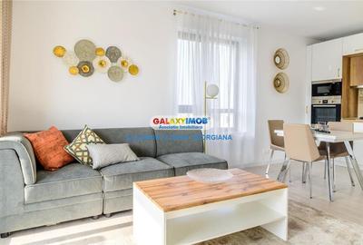 Apartament cu 2 camere semidecomandat, mobilat în Băneasa