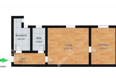 Apartament complet renovat cu 2 camere in zona Cedonia din S - 5