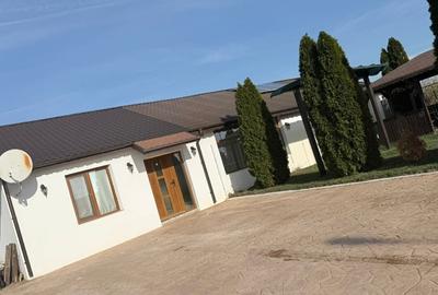 Teren non-agricol 5000 mp cu casă modernă mobilată, hală și garaje automatizate - 1