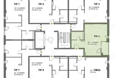 Garsonieră decomandată în Torontalului - 2