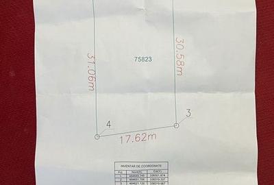 Teren de 539 mp, în Central - 2