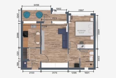 Apartament complet renovat  de vânzare // 2 camere  // Dristor // Park Lake - 4