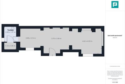 Spațiu comercial, de 50 mp, în Central - 9