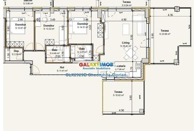 Apartament 4 camere constructie noua Pipera Avangarde 11 COMISION 0% - 6