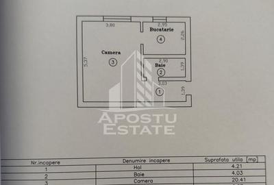 Garsonieră semidecomandată, mobilată în Lipovei - 10