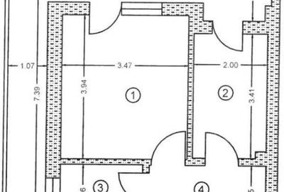 Garsonieră decomandată, mobilată în Central - 9