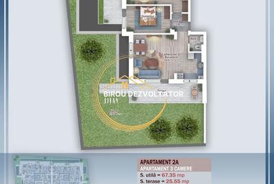 Apartament cu 3 camere decomandat în Theodor Pallady - 2