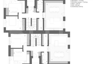 Duplex Premium, 5 camere, 180 mp, teren 300mp, zona Criseni Dezmir - 7