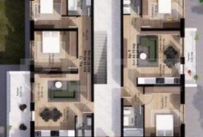 Apartament cu 3 camere semidecomandat în Central - 2