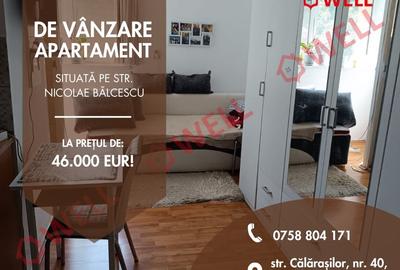 De vânzare o garzonieră situat în Târgu Mures, pe str. Nicolae Bălcescu!