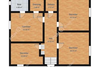 Casa individuala cu 4 camere 2 bai teren 1310 mp zona Gusterita Sibiu - 12