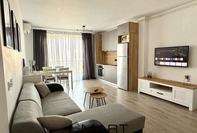 Apartament cu 2 camere semidecomandat, mobilat în Central