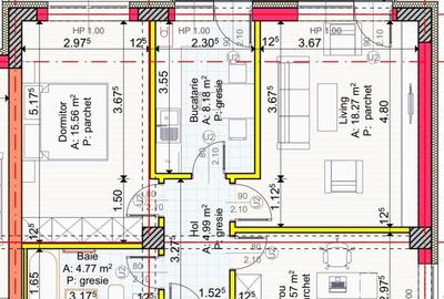 Apartament cu 3 camere în Central - 4