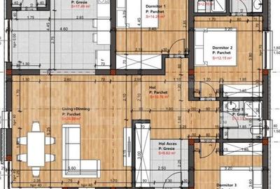 Casa la rosu pe un nivel, 3 dormitoar in Zona Valea Ghinzi - 8