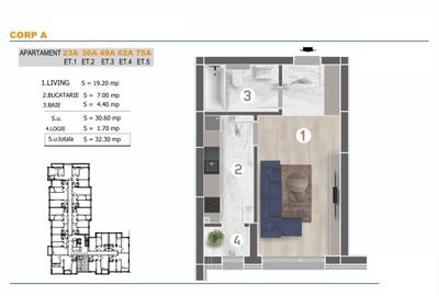 Garsonieră decomandată în Brâncoveanu - 2