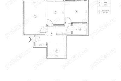 De vanzare apartament 3 camere, Dorobanti, etaj 4 6, 70 mp utili - 1