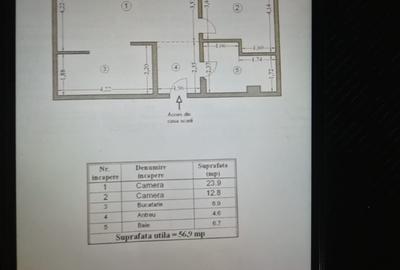 Apartament cu 2 camere decomandat în Centură - 5