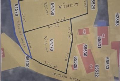 Teren Construcții intravilan de 843 mp, în Măgura - 9