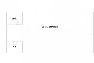 Spatiu comercial de vanzare 79 mpu 2 incaperi Sibiu zona Turnisor - 2