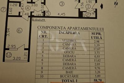 Apartament cu 3 camere la 650 de metri de mers pe jos de parcul Titanii - 16