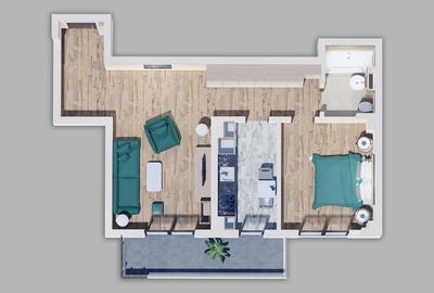 Apartament cu 2 camere decomandat în Bucureștii Noi - 4