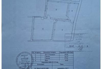 Apartament cu 2 camere în Central