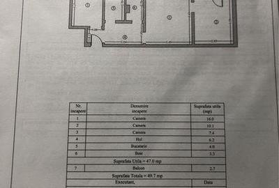 Apartament cu 3 camere în Sud