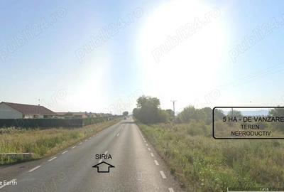 Teren neproductiv - 5 ha Horia, com. Vladimirescu - 1