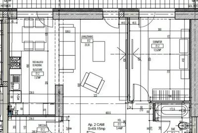 Apartament cu 2 camere decomandat în Barbu Văcărescu - 10