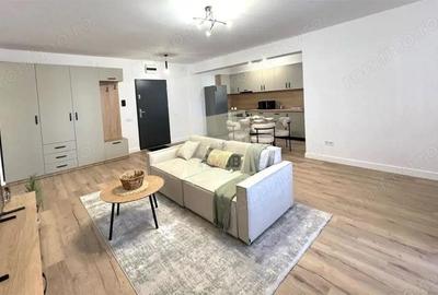 Apartament mobilat 60 mp utili la etajul 1 cu 2 camere terasa 12 mp - 3