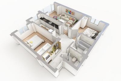 TVA 9% INCLUS! COMISION 0% ! 3 CAMERE BLOC NOU POPAS PACURARI