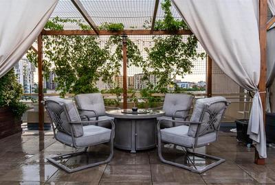 Penthouse cu 4 camere semidecomandat, mobilat în Aviației - 13