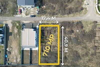 Teren Construcții intravilan de 710 mp, în Moșnița Nouă