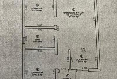 Duplex cu 3 camere cu Canalizare în Moșnița Nouă - 2