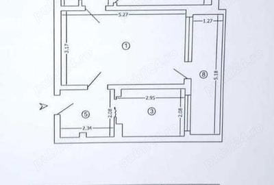 Apartament cu 2 camere semidecomandat în Central - 6