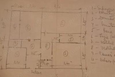 Apartament 3 camere Sagului decomandat fara amenajari - 5