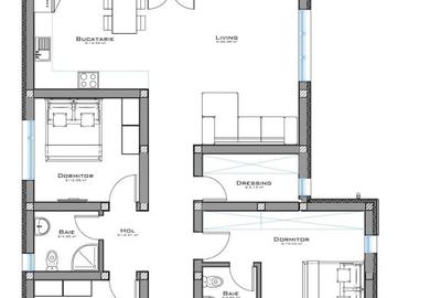 Casă individuală cu 4 camere cu Teren 500 Mp în Domnești - 5