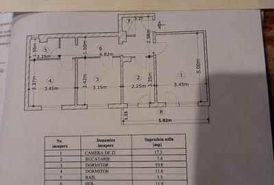 Apartament cu 3 camere decomandat în Central - 1
