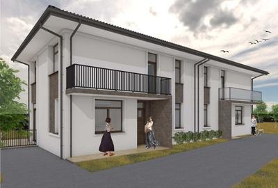 Duplex de vanzare, 100 mp, 250 teren, semifinisat, P+E, Gilau - 4