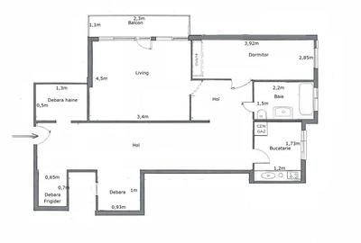 Apartament cu 2 camere decomandat în Luncă - 5