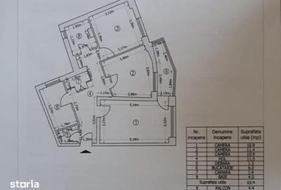 Apartament cu 3 camere decomandat în Colentina - 15