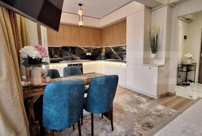 Apartament 2 camere Lux, ultrafinisat, mobilat complet, terasa 12mp, la cheie. - 2