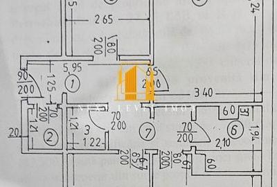Apartament cu 3 camere în Prundu