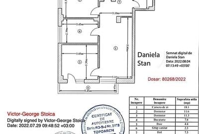 Apartament cu 3 camere decomandat în Cățelu - 1