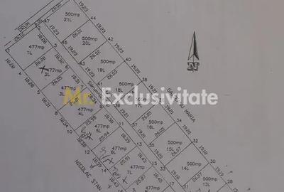 Teren de 477 mp, în Moșoaia