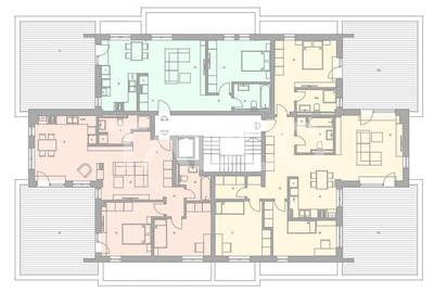 Penthouse 107 mp utili 2 terase 32 mp fiecare zona Turnisor Sibiu - 2