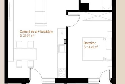 Apartament 2 camere, orientare sud bloc nou zona Vivo Mall - 6
