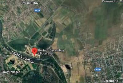 Teren 4 ha cu hale si posibilitate exploatare pietris langa Portul 1 Decembrie - 2
